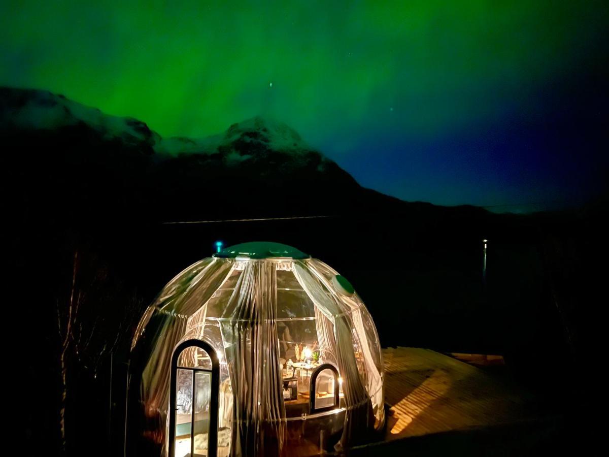 Lofoten Glampingdome Myrland Ngoại thất bức ảnh