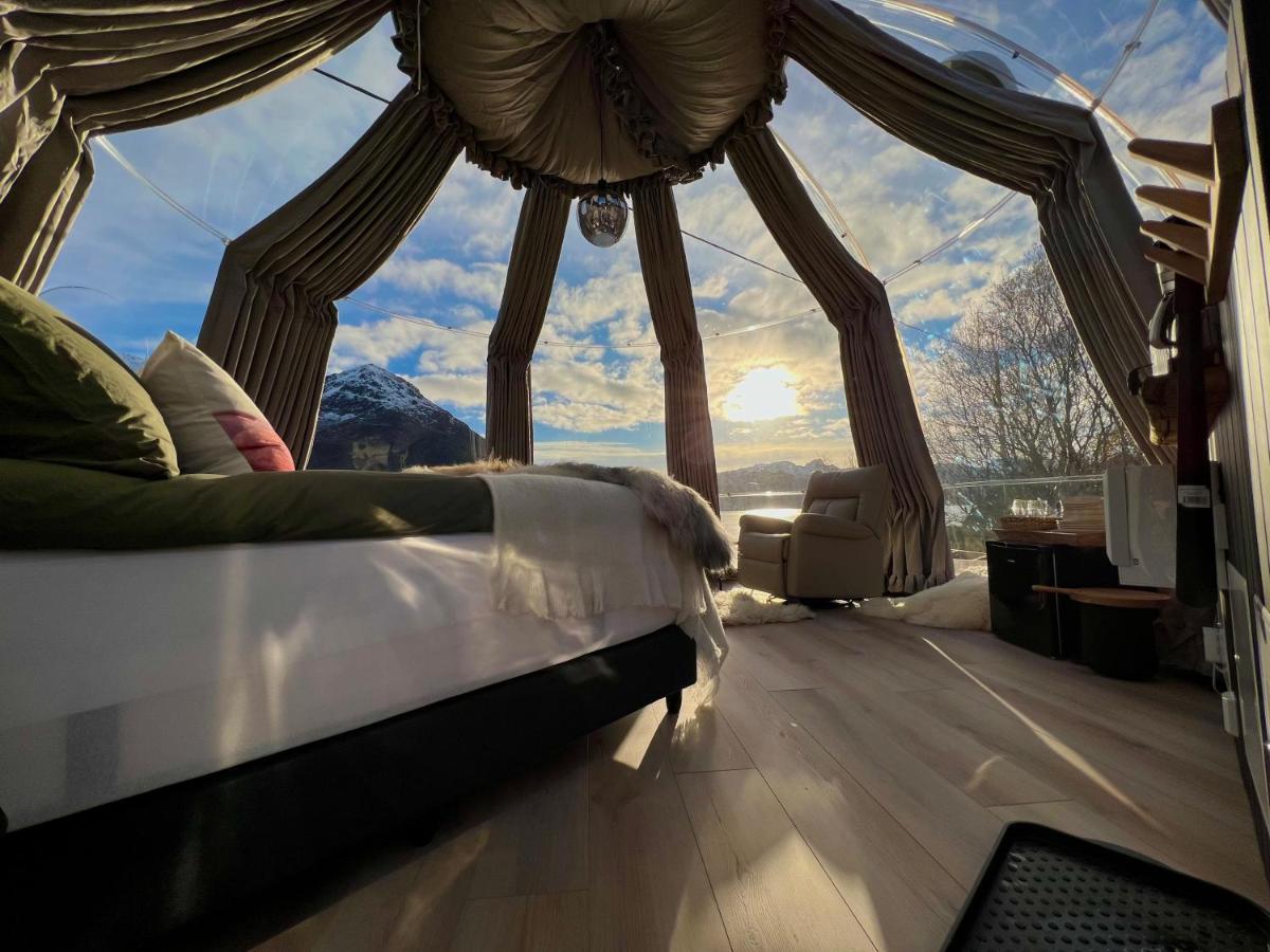 Lofoten Glampingdome Myrland Ngoại thất bức ảnh