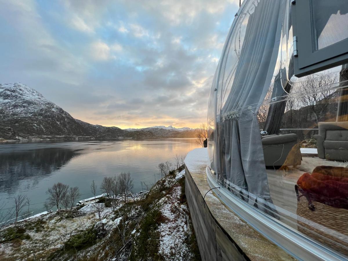 Lofoten Glampingdome Myrland Ngoại thất bức ảnh