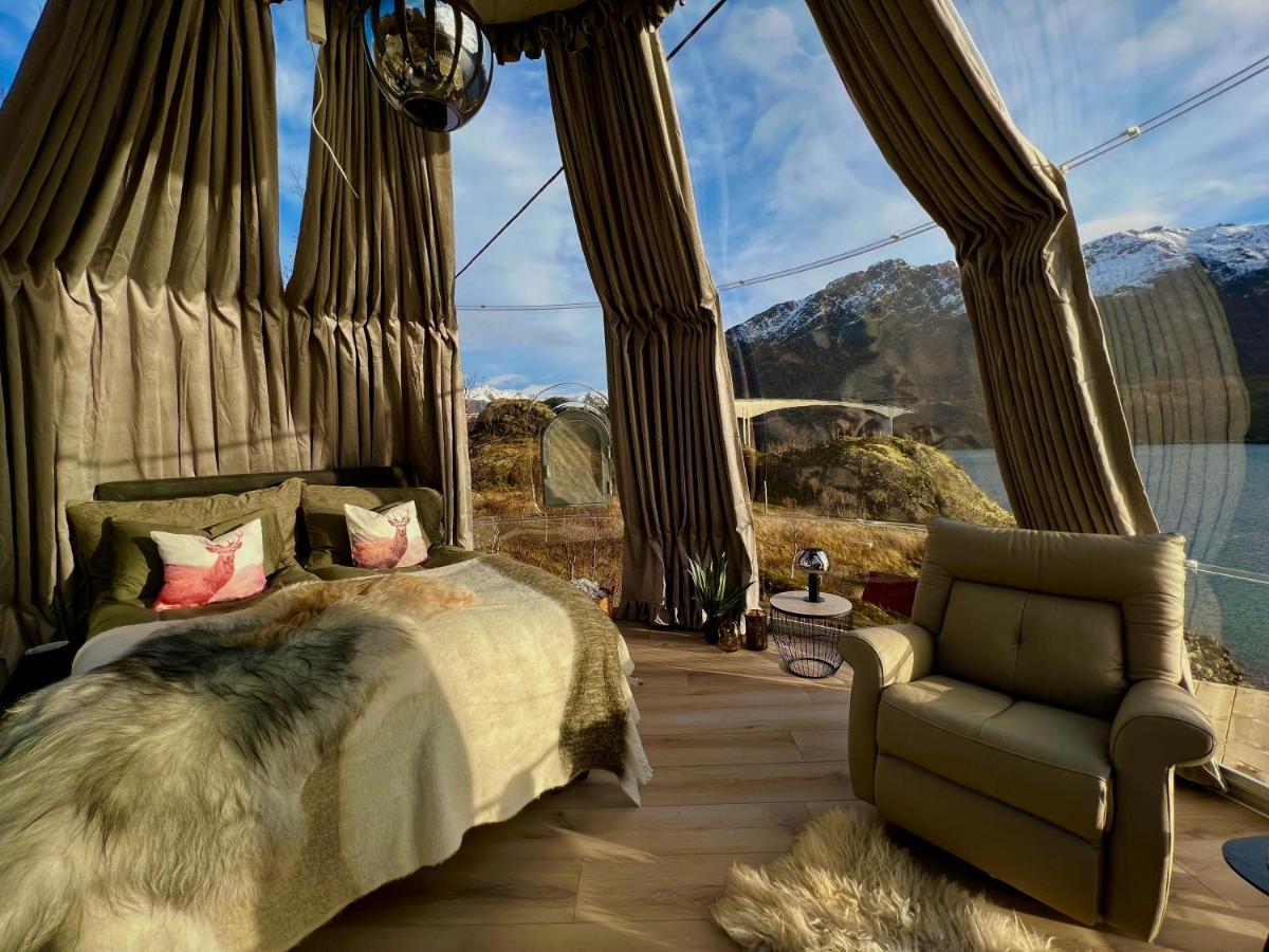 Lofoten Glampingdome Myrland Ngoại thất bức ảnh