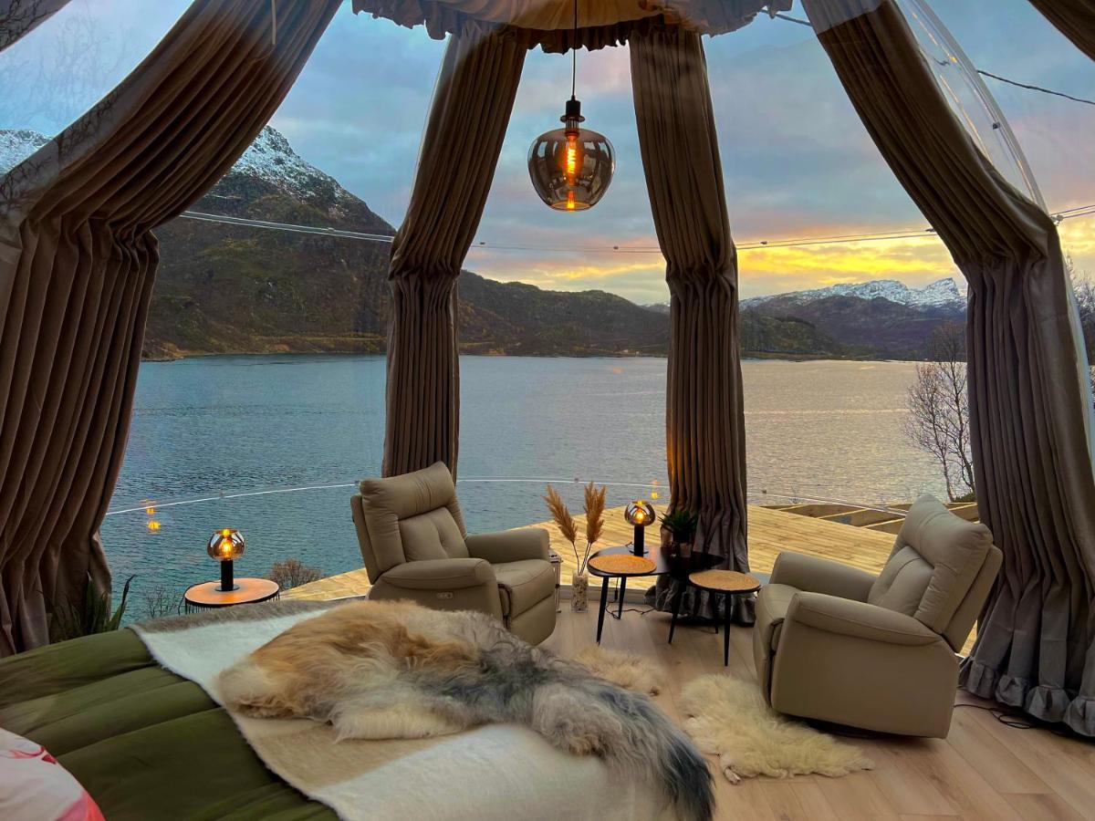 Lofoten Glampingdome Myrland Ngoại thất bức ảnh