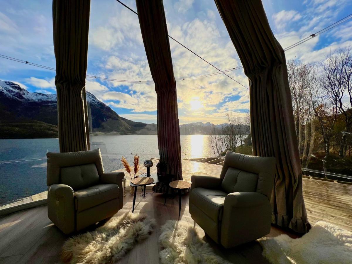 Lofoten Glampingdome Myrland Ngoại thất bức ảnh