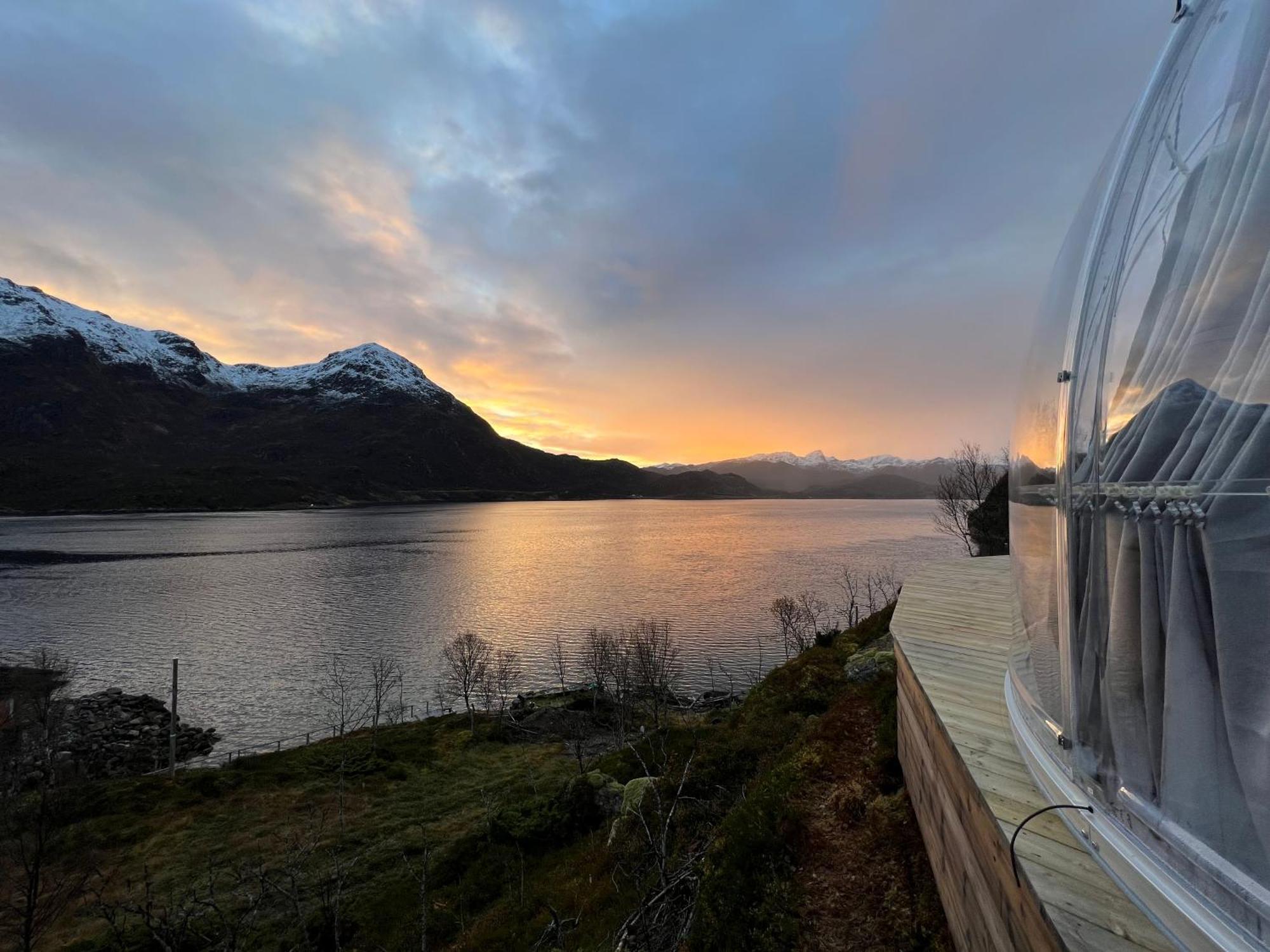 Lofoten Glampingdome Myrland Ngoại thất bức ảnh