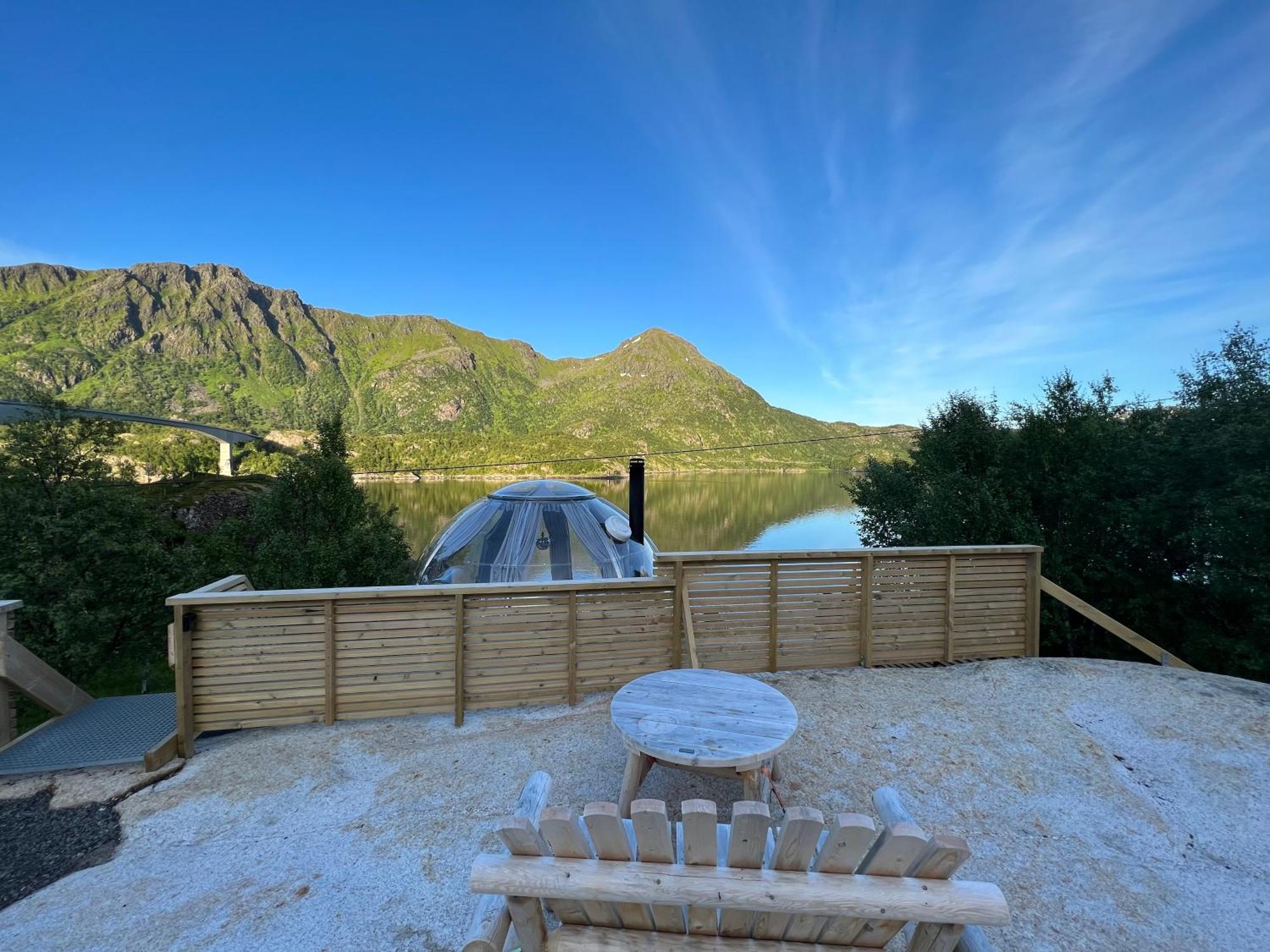 Lofoten Glampingdome Myrland Ngoại thất bức ảnh