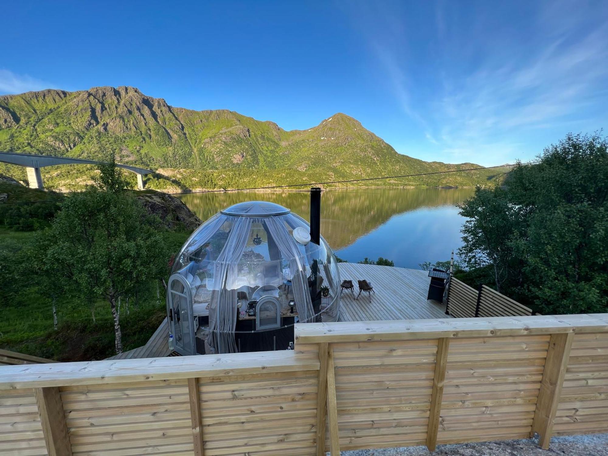 Lofoten Glampingdome Myrland Ngoại thất bức ảnh