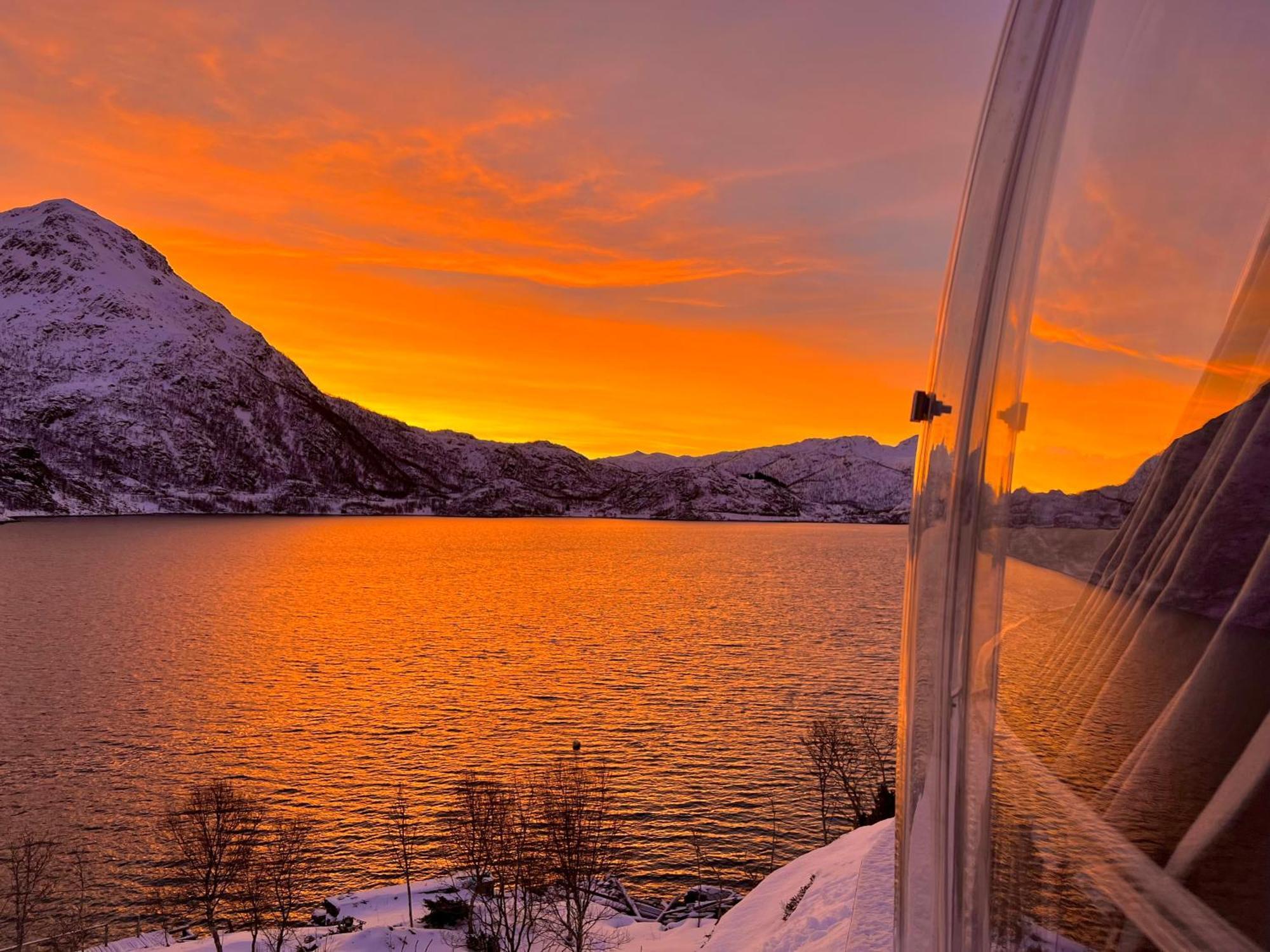 Lofoten Glampingdome Myrland Ngoại thất bức ảnh