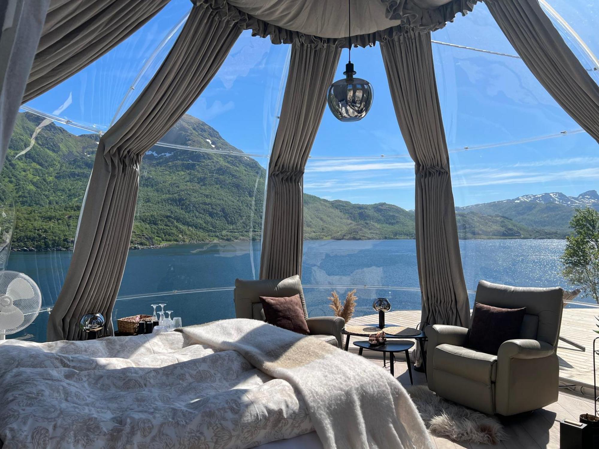 Lofoten Glampingdome Myrland Ngoại thất bức ảnh