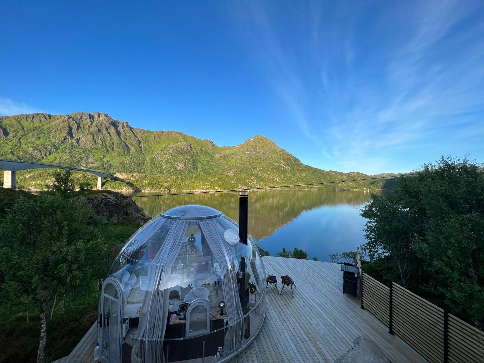 Lofoten Glampingdome Myrland Ngoại thất bức ảnh