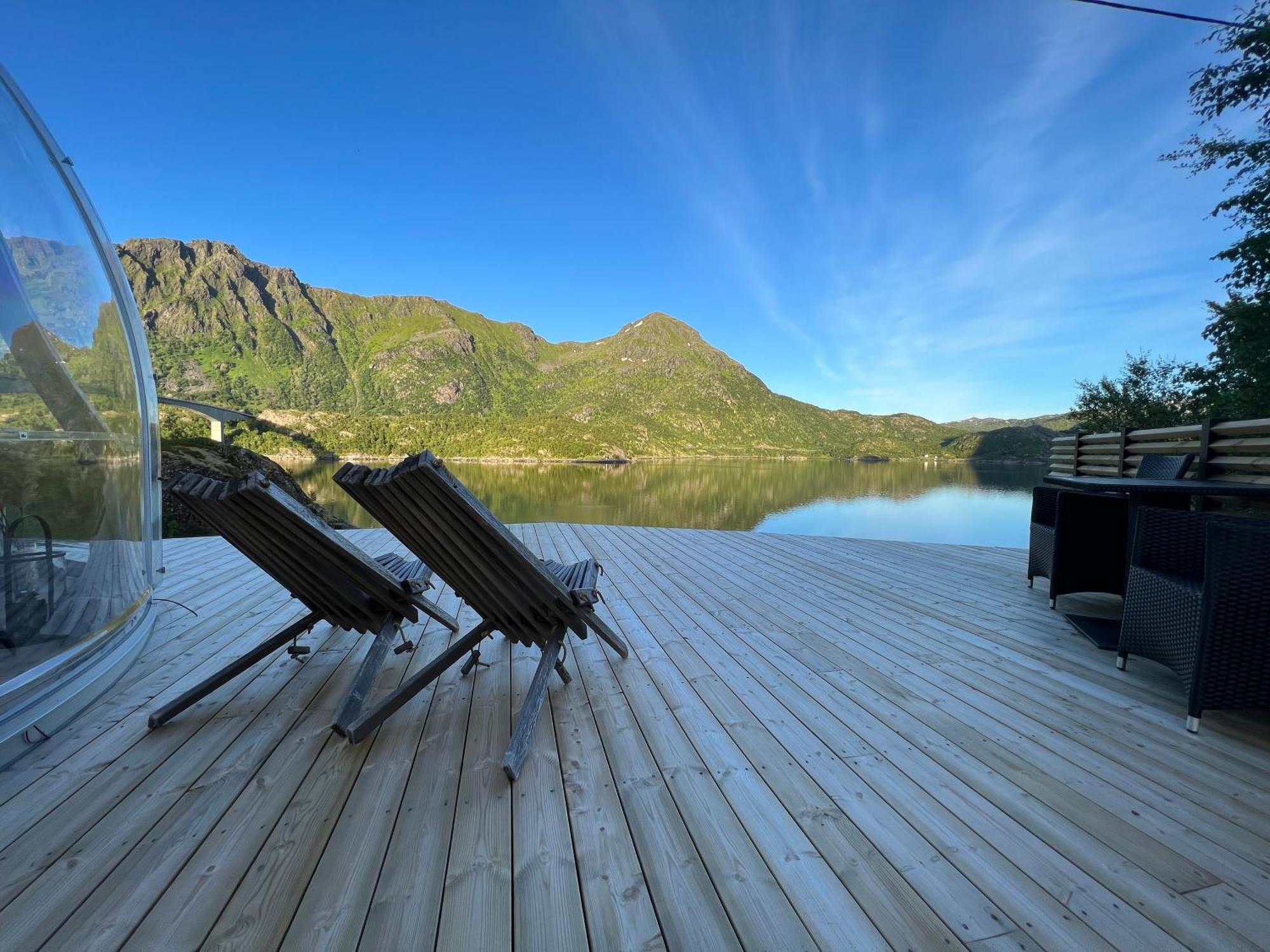 Lofoten Glampingdome Myrland Ngoại thất bức ảnh
